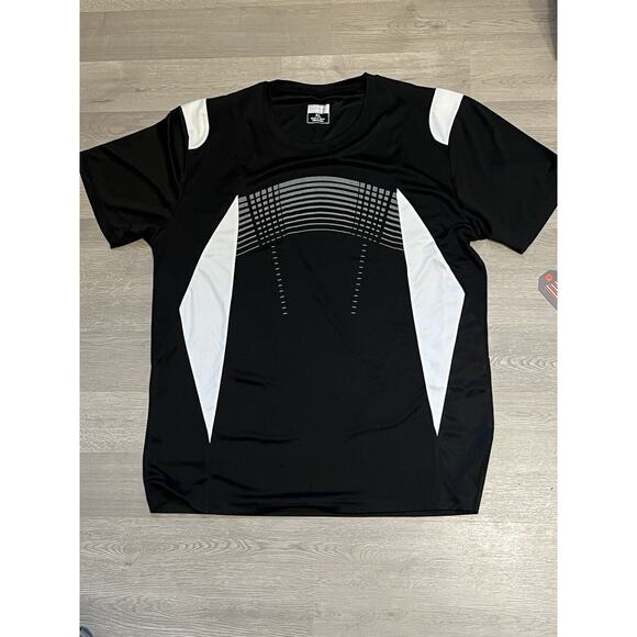 Men's Quick-Dry Sport Running Performance Gym Workout Two Tone T-shirt XL NWT - Picture 1 of 10